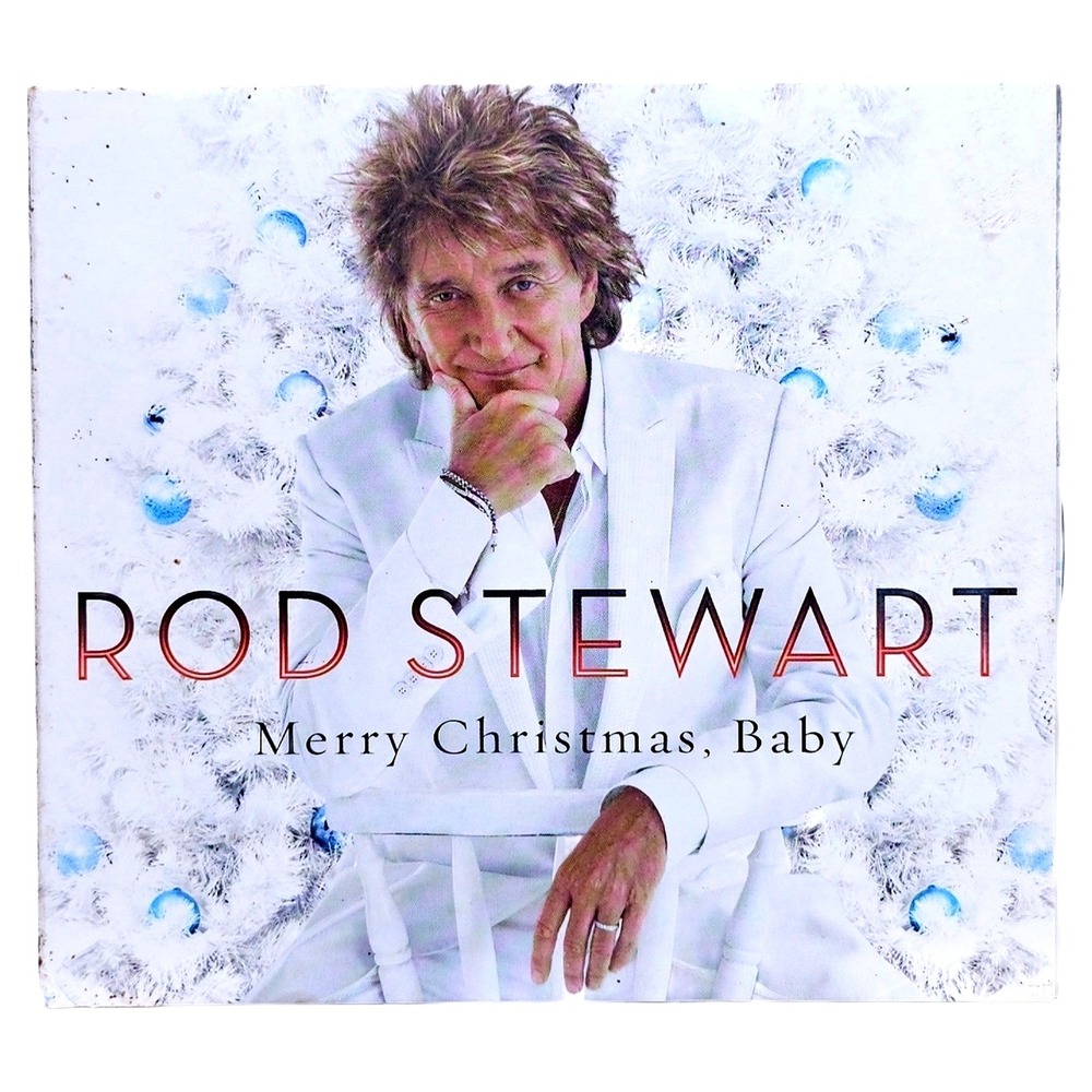 Rod Stewart Merry Christmas Baby CD 2012 Holiday Pop 602537129140 Verve EUC‎